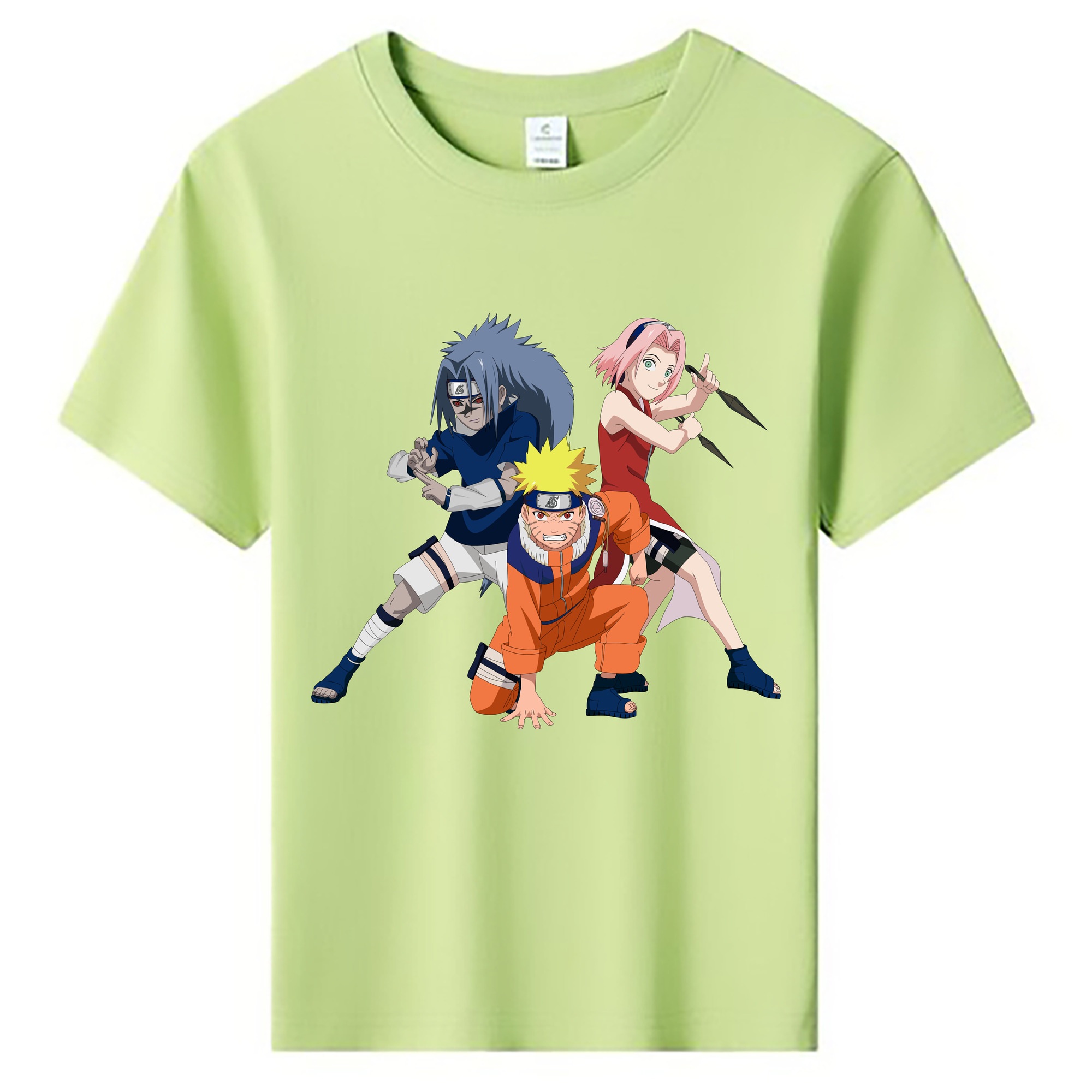 （画像用） NARUTO -ナルト- うずまき ナルト Uzumaki Naruto 綿100％キッズTシャツ（フロントプリント）